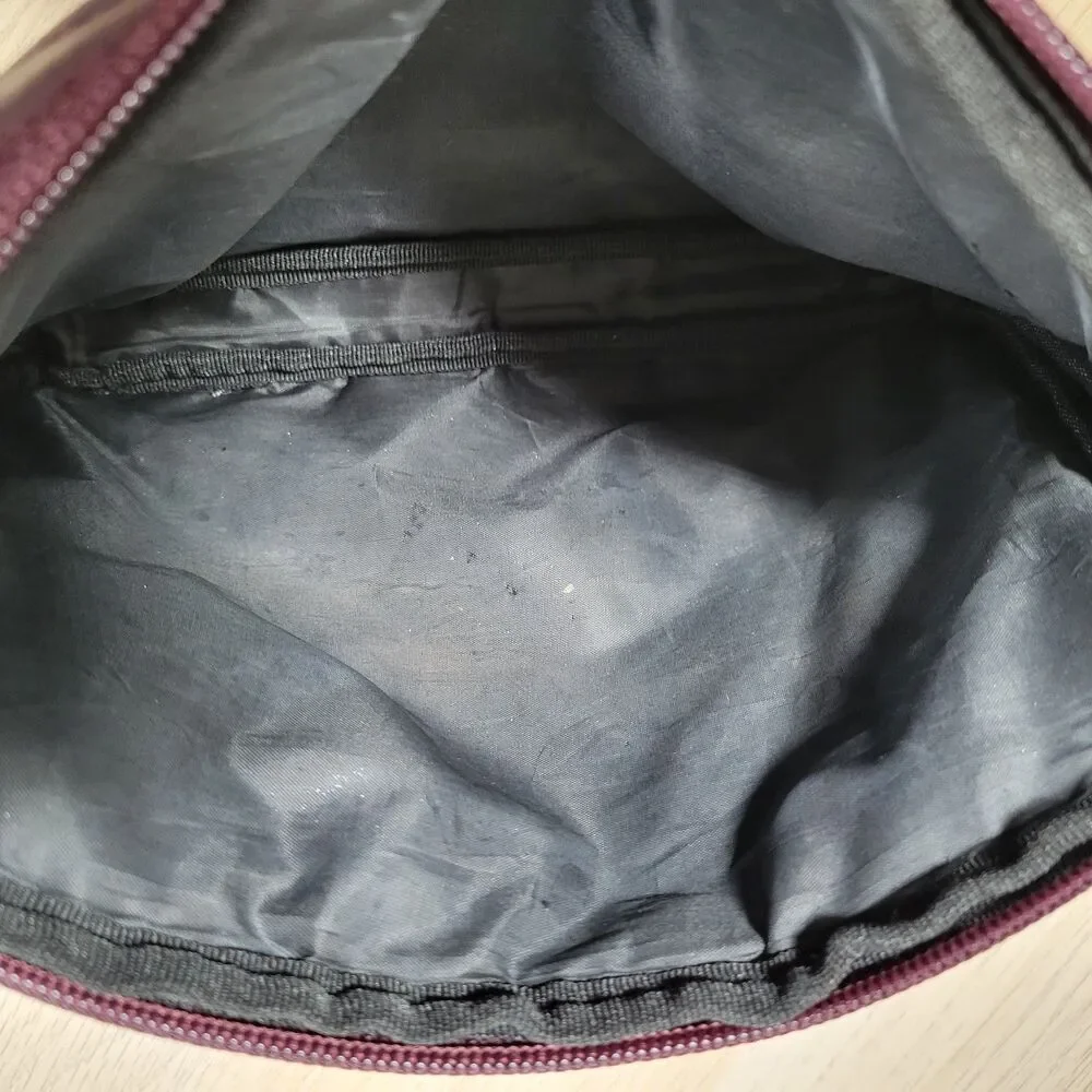 Herschel Supply Make Up Bag Virgin Atlantic Toiletry Cosmetic Zip Pouch Gray